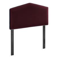 Modway - Cosette Performance Velvet Tête de lit taille jumelle, Mûrier-Velours de performance résistant aux taches