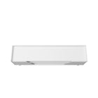 Manhattan Comfort - Meuble TV Marcus 62,99 po style Mid-Century Modern - Blanc-Cadre en MDF de haute qualité avec finition peinte. Pieds en bois de pin massif pour le style et la durabilité