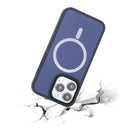 TUFF8 - Coque robuste Glide Guard pour iPhone 15 Pro Max - Bleu nuit-Conception ergonomique : TUFF8 a été conçu pour donner à vos doigts et à vos mains plus de contrôle tactile lorsque vous passez des appels, envoyez des SMS ou utilisez votre téléphone grâce à sa prise en main bien conçu