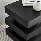 Modway - Perpetuate Totem Table d’appoint - Noir-Glissières de plancher sans marquage