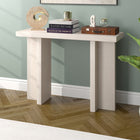 Hudson&Canal - Console Dimitra 42" L - Blanc aulne-Caractéristiques assemblage facile