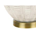 Monarch Specialties - Luminaire - 21 po H Lampe De Table - Abat-Jour Ivoire / Crème - Résine Crème - Transitionnel-Dimensions assemblées : 13 po L X 13 po P x 20,75 po H. base : 10,25 po L x 10,25 po P x 10 po H. abat-jour : 13 po L x 13 po P x 9 po H