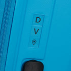 American Tourister - 23 po Rejoy Spinner Moyen - bleu azur-Les autocollants de personnalisation viennent avec toutes les lettres de l'alphabet, en plus de symboles et d'icônes, pour identifier vos bagages