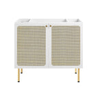 Modway - Chaucer 36" Vanette de salle de bain - Blanc blanc-8