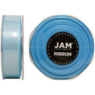 JAM Paper - Ruban de satin double face - 7/8" l x 25 m - Bleu bébé-Couleur: bleu clair