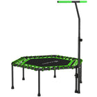 Soozier - Trampoline De Rebond 45 po Pour Adultes Avec Poignée Réglable À 3 Niveaux-Poignée en forme de T réglable sur 3 niveaux offrant stabilité et contrôle pour les utilisateurs de différentes tailles  