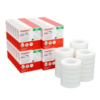 Staples - Recharge de ruban transparent - 19 mm x 32,9 m - Paquet de 24-Ruban invisible au fini mat