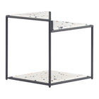 Zuo - Miste Table d’appoint - Multicolore-Surface terrazzo imitation pierre au design contemporain distinctif