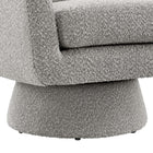 Modway - Astral Tissu Boucle Chaise pivotante - Taupe-8