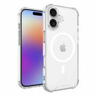 Blu Element - Étui DropZone Rugged MagSafe pour iPhone 17 - Transparent-Coins renforcés AirPockets absorbant les chocs