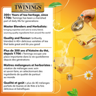 Twinings - Sachets de tisane Supermélanges Calme Nocturne - paquet de 18-Depuis plus de 300 ans, Twinings met son savoir-faire au service de thés et de tisanes distinctifs adaptés à une variété de goûts et d’occasions