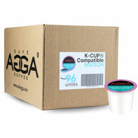 Agga - Capsules K-Cup Mélange Maison - Moyen - Paquet de 96-Moyen - 96 K-Cup - K-Cup, Dosette - House Blend - Kosher - 96 / Boîte