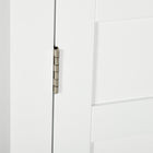 kleankin - Armoire murale de salle de bain avec étagères réglables - blanc-Porte magnétique pour une ouverture et une fermeture faciles