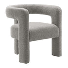 Modway - Kayla Boucle Tapis Fauteuil - Gris clair-Fauteuil moderne