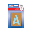 Creative Start - Ensemble de pochoirs gothiques réutilisables - 3 po - Paquet de 48-Cet ensemble de pochoirs gothiques comprend 48 pièces réutilisables pour créer des lettres et des designs décoratifs audacieux