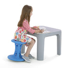 Simplay3 - Chaise Big Wiggle 14 po - Saphir - Paquet de 2-Poignées tactiles sous le siège