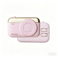 Shuji - Série True Colour 10 000 mAh Batterie externe portable - Rose-Prend en charge la recharge sans fil magnétique avec une puissance allant jusqu’à 15 W pour les appareils compatibles
