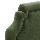 Modway - Magnolia Tissu rembourré Tête de lit Queen size - Feuillage-7