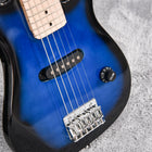 HOMCOM - Guitare électrique pour enfants 30 po, taille 3/4, kit de démarrage pour débutant avec amplificateur 5W-Équipée de 6 boutons métalliques, 6 cordes en fil d’acier et 10 boutons de réglage du volume 