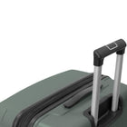 Swiss Mobility - Ensemble de Valise 2 Morceaux à Coque Rigide de la collection Rhodes- Vert-Intérieur doublé avec panneau de séparation, poche pratique et sangles de maintien pour garder le contenu organisé et bien en place