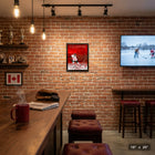 Frameworth - Macklin Celebrini Hockey Canada 2026 photo d'action - impression encadree - 16" x 20"-Photo d'action haute resolution imprimee sur papier photo de qualite superieure. Cadre professionnel en composite de bois noir avec protection en verre veritable