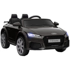 Aosom - Voiture électrique pour enfants sous licence officielle - véhicule à batterie 6v - noir-Fonctionne avec une pédale et un volant pour les enfants de 37 à 60 mois 
