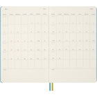 Moleskine - 2025-2026 Peanuts Charlie & Lucy Edition Limitée 18 mois couverture rigide agenda semainier - 5 po x 8.25 po - bleu récif-Papier Sans Acide Couleur Ivoire (70 G/M2)