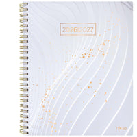 Mead - Agenda scolaire hebdomadaire/mensuel lignes de rêve 2026-2027 - 11 po H x 8 1/2 po l - gris - bilingue-15 mois complets de planification hebdomadaire mensuelle : juillet 2026 à septembre 2027 + 3 feuilles étalées : octobre, novembre et décembre 2027