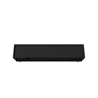 Manhattan Comfort - Meuble TV Marcus 70,86 po style Mid-Century Modern - Noir Mat-Cadre en MDF de haute qualité avec finition peinte Les pieds sont en bois de pin massif pour un style et une durabilité