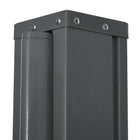 Outsunny - store latéral rétractable 118 po x 63 po avec résistance aux rayons UV et au vent - noir-Fonction de retour automatique, se tire facilement grâce à la poignée
