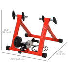Soozier - Support d’entraînement magnétique pour vélo d’intérieur avec axe à dégagement rapide-La résistance magnétique offre une résistance progressive à mesure que la vitesse augmente