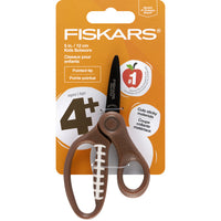 Fiskars - Ciseaux MVP 5 po à pointe fine et revêtement antiadhésif, Football-Les lames novatrices à bord sécurisé présentent un angle de lame plus sûr