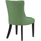 Modway - Regent Touffe Tissu Chaise à manger - Kelly Green-Rembourrage en tissu polyester