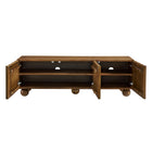 Modway - Sorren Festonné 54 po Bois Meuble TV, Noyer-Assemblée requise