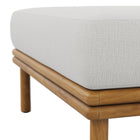 Modway - Wren Terrasse extérieure Bois de teck Ottoman in Voile naturelle-8