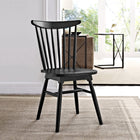 Modway - Amble Restauration Fauteuil d’appoint - Noir-Bois d’orme massif