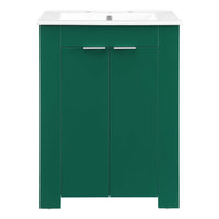 Modway - Maybelle 24" Vanette de salle de bain - Vert Blanc-Vanité de salle de bain moderne