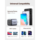 UGREEN - Nexode Chargeur Rapide 45W - 2x USB-C-Garantie Limitée du Fabricant de 1 An.