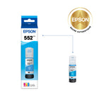 Epson - T552 Bouteille d’encre - Capacité standard - Cyan-Flacon de 70 ml