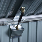 Outsunny - Abri de jardin 5 pi x 3 pi-Deux serrures garantissent que vos poubelles restent bien enfermées
