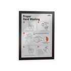 Cadre auto-adhésif Duraframe de Durable – Cadre 9 po l x 12 po H pour insertion 8,5 po l x 11 po H – Noir – Paquet de 2-Affichage professionnel des documents au format lettre