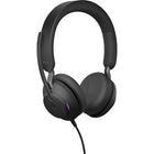 Jabra - Casque supra-auriculaire filaire mono USB-C Evolve2 40 SE avec câble d'extension - Unified-3 micros intégrés