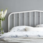 Modway - Lennon Métal Tête de lit complète, Blanc-Style moderne contemporain