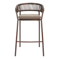 Zuo - Skye Tabouret de bar - Brun - Ensemble de 2-Coussin amovible