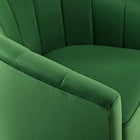 Modway - Prospect Performance Velvet Fauteuil pivotant - Émeraude-7