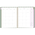 Cambridge - Cherrywood Lane Agenda hebdomadaire/mensuel 2026-2027 - 11 po H x 9 po l - Piper Stripe - bilingue-Couverture en poly durable
