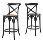 Modway - Gear Tabouret de comptoir - Noir-7