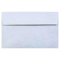  JAM Paper Enveloppes d'invitation parchemin A10 - 6 x 9,5 po - Bleu recyclé - paquet de 50-Couleur : bleu, Les enveloppes présentent une finition parchemin marbré pour une touche élégante