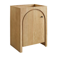 Modway - Appia 24" Armoire de toilette de salle de bain (lavabo non inclus) - Chêne-Charnières à fermeture douce
