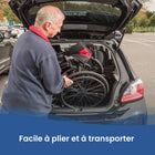 Journey - So Lite C2 Fauteuil roulant ultra léger - rouge-Le siège rembourré et durable offre un confort supplémentaire lors d’utilisations prolongées